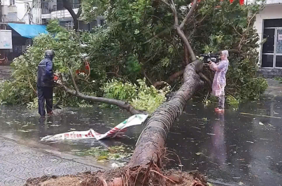 Bao Tra Mi đo bo Hue-Đa Nang Nuoc bien tran vao đat lien1