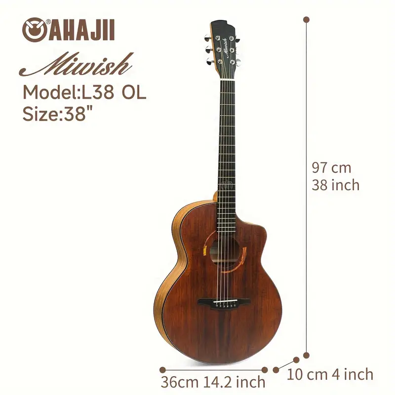 Guitar Acoustic Miwish L38 OL